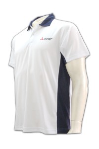 P194 polo恤來版訂造 polo 班衫設計 polo專門店 訂做團體polo恤    白色 